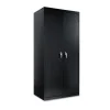 Assembled Storage Cabinet, 36w x 24.25d x 71.75, Charcoal