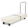 Chair/Table Cart, Metal, 600 lb Capacity, 20.86″ x 50.78″ to 72.04″ x 43.3″, Black
