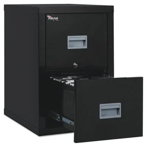 Patriot By Fireking Insulated Fire File, 1-Hour Fire Protection, 2 Legal/letter File Drawers, Black, 17.75″ X 25″ X 27.75″