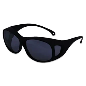 V50 Otg Safety Eyewear, Black Frame, Smoke Mirror Anti-Fog Lens