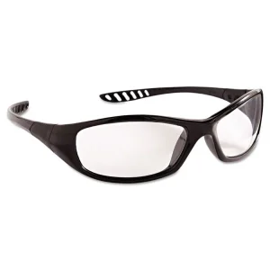 V40 Hellraiser Safety Glasses, Black Frame, Clear Lens