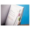 1″ Lined Tabs, 1/5-Cut, Assorted Bright Colors, 1″ Wide, 66/Pack - Image 3
