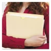 100% Recycled Top Tab File Jackets, Straight Tab, Letter Size, Manila, 50/box - Image 2