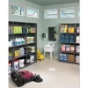 Closed Commercial Steel Shelving, Five-Shelf, 36w x 24d x 75h, Medium Gray - Image 3
