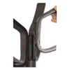 Cafe Wood Coat Stand, Ten Peg/five Hook, 21.67w X 21.67d X 69.33h, Espresso Brown - Image 3