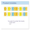 13-Pocket Expanding File, 9.25″ Expansion, 13 Sections, 1/6-Cut Tabs, Letter Size, Blue - Image 3