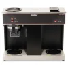Pour-O-Matic Three-Burner Pour-Over Coffee Brewer, 12-Cup, Stainless Steel, Black - Image 2