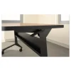 Flip-N-Go Table Base, 70.5w X 21.25d X 27.88h, Black - Image 2