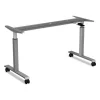 Casters for Height-Adjustable Table Bases, Grip Ring Stem, 2″ Wheel, Black, 4/Set - Image 2