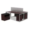 Pedestal File Seat Cushion, 14.88 X 19.13 X 2.13, SmokeAlera, Credenza Cushion, Cushion, File Cushion, Pedestal Cushion, Pillow, Seatrest, Valencia - Image 2