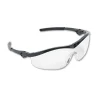 Storm Wraparound Safety Glasses, Black Nylon Frame, Clear Lens, 12/box - Image 2