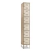 Box Locker, 12w X 18d X 78h, Two-Tone Tan