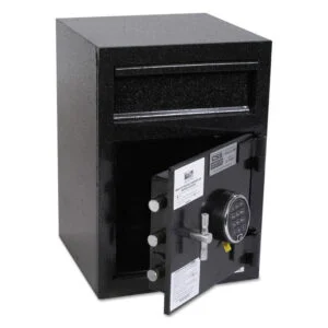 Digital Depository Safe, Extra Large, 1.3 Cu Ft, 14w X 15.6d X 24h, Black