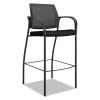 Ignition 2.0 Ilira-Stretch Mesh Back Cafe Height Stool, Supports Up to 300 lb, 31″ High Seat, Black Seat/Back, Black Base - Image 2
