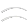 Neratoli Series Replacement Arm Pads for Alera Neratoli Series Chairs, Faux Leather, 1.77 x 15.15 x 0.59, White, 2/Set - Image 2