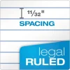 “The Legal Pad” Plus Ruled Perforated Pads With 40 Pt. Back, Wide/legal Rule, 50 White 8.5 X 11.75 Sheets, Dozen - Image 3