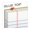 “The Legal Pad” Plus Ruled Perforated Pads With 40 Pt. Back, Wide/legal Rule, 50 White 8.5 X 11.75 Sheets, Dozen - Image 4