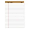 “The Legal Pad” Plus Ruled Perforated Pads With 40 Pt. Back, Wide/legal Rule, 50 White 8.5 X 11.75 Sheets, Dozen
