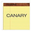 “The Legal Pad” Ruled Perforated Pads, Wide/legal Rule, 50 Canary-Yellow 8.5 X 11 Sheets, 3/pack - Image 2