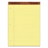 “The Legal Pad” Ruled Perforated Pads, Wide/legal Rule, 50 Canary-Yellow 8.5 X 11.75 Sheets, Dozen
