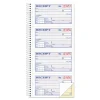 2-Part Sales Book, 12 Lines, Two-Part Carbon, 3.38 x 6.69, 50 Forms Total
