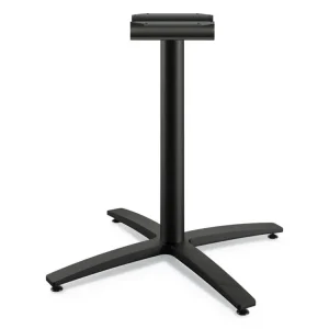 Between Seated-Height X-Base for 42″ Table Tops, 32.68w x 29.57h, Black