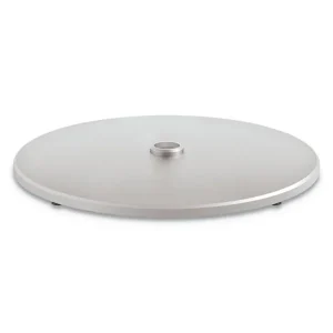 Arrange Disc Shroud Base, 26.82″ x 26.82″ x 1.42″, Silver, Steel