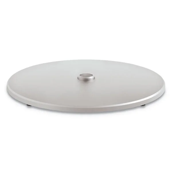 Arrange Disc Shroud Base, 32.71″ x 32.71″ x 1.42″, Silver, Steel