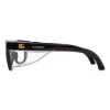 Maverick Safety Glasses, Black, Polycarbonate Frame, Clear Lens, 12/Box - Image 2