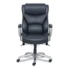 Emerson Big And Tall Task Chair, Supports Up To 400 Lb, 19.5″ To 22.5″ Seat Height, Black Seat/back, Silver Base