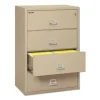 Insulated Lateral File, 4 Legal/letter-Size File Drawers, Parchment, 37.5″ X 22.13″ X 52.75″, 323.24 Lb Overall Capacity - Image 2