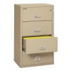 Insulated Lateral File, 4 Legal/letter-Size File Drawers, Parchment, 31.13″ X 22.13″ X 52.75″, 260 Lb Overall Capacity