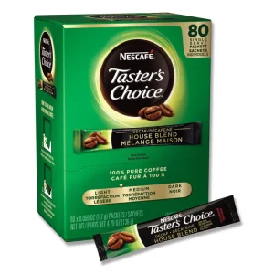 Taster’s Choice Stick Pack, Decaf, 0.06oz, 80/box, 6 Boxes/carton