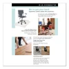 EverLife Chair Mat for Hard Floors, Light Use, Rectangular with Lip, 45 x 53, Clear - Image 2