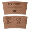 Ecogrip Hot Cup Sleeves – Renewable And Compostable, Fits 12, 16, 20, 24 Oz Cups, Kraft, 1,300/carton