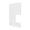Mounting Safety Barrier With Side Pass Thru, 23.75″ X 31.75″, Acrylic, Clear, 2/carton