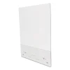 Mounting Safety Barrier With Full Shield And Brace, 31.5″ X 38″, Polycarbonate, Clear, 2/carton