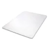 Antimicrobial Chair Mat, Medium Pile Carpet, 60 X 46, Rectangular, Clear