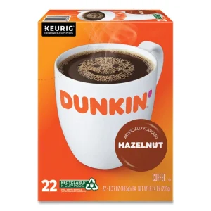 K-Cup Pods, Hazelnut, 22/box
