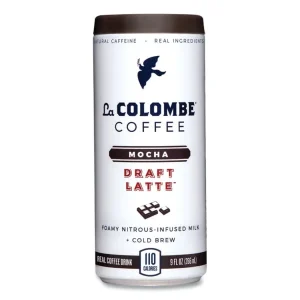 Cold Brew Draft Latte, Mocha, 9 Oz Can, 12/carton