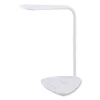 Flexible Wireless Charging LED Desk Lamp, 12.88″ High, White