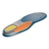 Pain Relief Orthotic Heavy Duty Support Insoles, Men Sizes 8 To 14, Gray/blue/orange/yellow, Pair - Image 2
