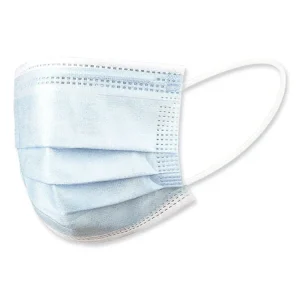 Three-Ply General Use Face Mask, Blue, 50/box, 40 Boxes/carton