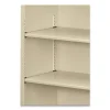 Metal Bookcase, Three-Shelf, 34.5w x 12.63d x 41h, Putty - Image 3