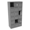 Box Compartments, Triple Stack, 36w X 18d X 72h, Medium Gray - Image 2