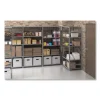 Closed Commercial Steel Shelving, Five-Shelf, 36w x 24d x 75h, Medium Gray - Image 2