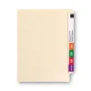 100% Recycled Manila End Tab Folders, Straight Tabs, Letter Size, 0.75″ Expansion, Manila, 100/Box - Image 3