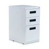 File Pedestal, Left Or Right, 3-Drawers: Box/box/file, Legal/letter, Light Gray, 14.96″ X 19.29″ X 27.75″