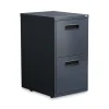 File Pedestal, Left Or Right, 2 Legal/letter-Size File Drawers, Charcoal, 14.96″ X 19.29″ X 27.75″