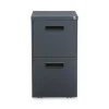 File Pedestal, Left Or Right, 2 Legal/letter-Size File Drawers, Charcoal, 14.96″ X 19.29″ X 27.75″ - Image 3
